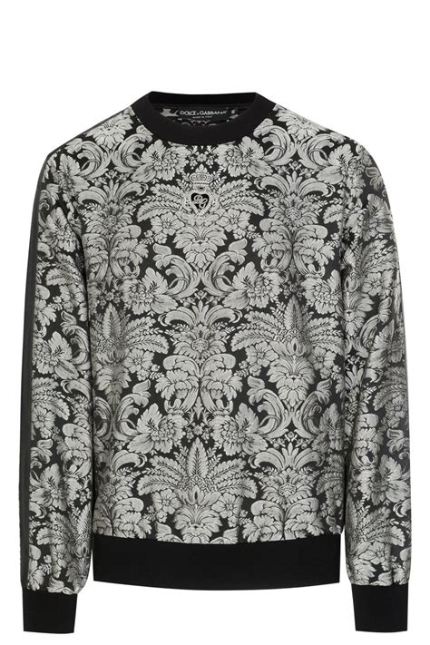 jacquard dolce gabbana sweatshirt men|Men's sweatshirts .